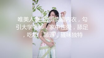  唯美人妻  透明情趣内衣，勾引大学老师，家中性爱，舔足，吃奶，舔逼，骚味独特