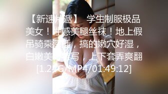 【新速片遞】  学生制服极品美女！性感美腿丝袜！地上假吊骑乘深插，搞的嫩穴好湿，白嫩美臀特写，上下套弄爽翻[1.24G/MP4/01:49:12]