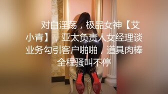 ❤️对白淫荡，极品女神【艾小青】，亚太负责人女经理谈业务勾引客户啪啪，道具肉棒全程骚叫不停