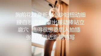 胸前花纹身新来小少妇扭动细腰自慰诱惑  拿出振动棒站立磨穴  搞得很想要后入抽插  张开双腿近距离特写