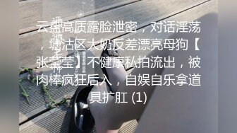 云盘高质露脸泄密，对话淫荡，塘沽区大奶反差漂亮母狗【张莹莹】不健康私拍流出，被肉棒疯狂后入，自娱自乐拿道具扩肛 (1)